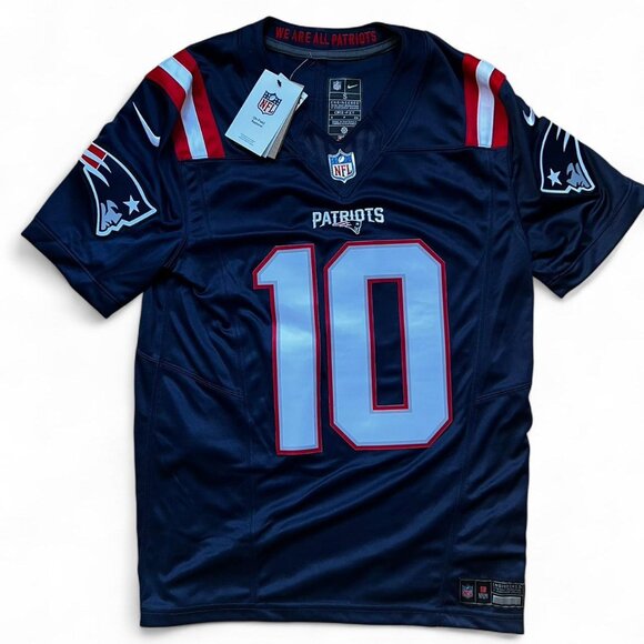 NWT Nike New England Patriots Navy Jersey - Size Small - Picture 1 of 5